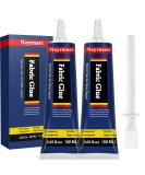 Permanent Clear Fabric Glue for All Fabrics - Ideal for Clothing, Leather, Polyester, Doll Repair - 24 Hours Dry & Waterproof - Buy Online on GoSupps.com