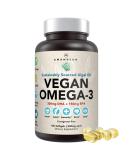 Premium Vegan Omega-3 Supplement. Fish Oil Alternative! Plant Based DHA & EPA Algae Oil. 120 Carrageenan Free Softgels. Marine Algal Essential Fatty Acids. Joint, Heart, Skin, Brain, Eye, Immune Care. - Buy Online on GoSupps.com