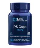 Life Extension PS Caps 100 mg 100 Vegetarian Capsules - Buy Online on GoSupps.com
