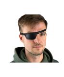 Buy Black Leather Eye Patch | Slim Eye Patch for Men & Women | Comfortable Right Eye Patch - International Shipping - Buy Online on GoSupps.com