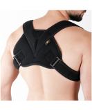 Universal Adjustable Clavicle Support Brace - Posture Correction & Pain Relief for Back Shoulder & Neck - Buy Online on GoSupps.com