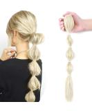 Buy 18 Ponytail Extension Bubble Hair Piece Clip-in - Realistic Blonde Hair - 90g - Buy Online on GoSupps.com