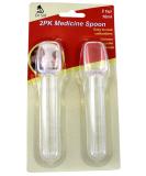 Dependable Industries 2 TSP (10ml) Calibrated Medicine Spoon Set 2 Pack - BPA Free, Easy-to-Read Calibrations for Children, Adults, and Seniors - Buy Online on GoSupps.com