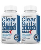 Justified Laboratories Clear Nails Plus Max Pills - 2 Pack (120 Capsules) | Probiotic for Strong Hair Skin & Nails - 40 Billion CFU | International Shipping Available - Buy Online on GoSupps.com