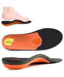 Metatarsal Arch Support Insole for Flat Feet & Plantar Fasciitis Relief - UK-9 (28cm) Black - Buy Online on GoSupps.com