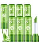 WENJLYJ 8 PCS Aloe Vera Lipstick Set | Color Changing Magic Temperature | Long-lasting & Nutritious Lip Gloss Kit for Women - Buy Online on GoSupps.com