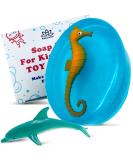 Relaxcation Soap Bar For Kids with Toy SEA ANIMALS Inside - Sweet SEA SHARK Scent and Blue Color of a bar - Gift For Boys and Girls - for Hand  Face  and Body Wash - Handmade in USA Sweet Sea 1 Count (Pack of 1) - Buy Online on GoSupps.com