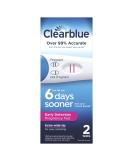 Clearblue Early Detection Pregnancy Test - 2 Pack - Buy Online on GoSupps.com
