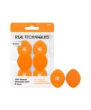 Real Techniques Mini Miracle Concealer Puff Small Makeup Puff For Liquid and Cream Foundation and Concealer Targeted Concealing Under Eyes and Blemishes Travel Friendly 6 Count 6/Mini Miracle Concealer Puff Trio - Buy Online on GoSupps.com
