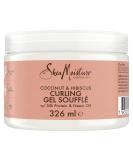 Shea Moisture Coconut & Hibiscus Curling Gel Souffle 326ml - No Silicones/Sulphates - for Thick Curly Hair - Buy Online on GoSupps.com