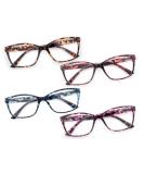 HEEYYOK Women's Reading Glasses 4 Pack - Oversized Camo Square Readers 2.0x with Spring Hinge - Stylish & Comfortable Eyewear for Reading - Buy Online on GoSupps.com