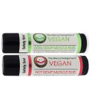 Merry Hempsters Vegan Muscle Rub Combo Pack - Hot & Cool Relief | Natural Pain Relief for Athletes and Active Lifestyles - Buy Online on GoSupps.com