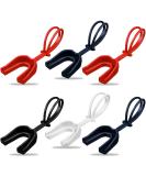 6-Piece Strapped Sports Mouth Guard for Braces | Adult & Youth Protective Mouthguard for Football, Boxing, Basketball, Hockey | Colorful Design - Buy Online on GoSupps.com