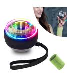Homury Gyroscopic Hand Trainer with LED Light | Autostart Gyroball for Wrist Strength & Muscle Training | Enhance Grip & Arm Exercises - Buy Online on GoSupps.com