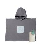 Molis & Co. Hooded Beach Towel for Kids - Bathrobe & Batheponcho (Anthracite Gray 7-8 Years) - Lightweight & Compact - Buy Online on GoSupps.com