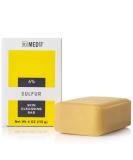 6% Sulfur Medicated Skin Cleansing Soap Bar - 4oz | Effective Acne Treatment & Skin Care | International Shipping Available - Buy Online on GoSupps.com