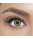 El Amore Cove Green Colored Contact Lenses - Retro Series | Monthly Wear for Dark Eyes - Bright Green Color | 1 Pair - Buy Online on GoSupps.com