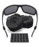 Eyeglass Ear Grips - Glasses Ear Cushion - Silicone Glasses Ear Grip - Eyeglass Accessories Glasses Grip - Ear Grips Hooks for Glasses - 12 Pairs (Black) 12 pairs Black - Buy Online on GoSupps.com