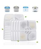 Cat Water Fountain Filters, Cirfifth Cat Fountain Filter Replacement, for Square Cat Water Fountain Inside 12 Pack - Buy Online on GoSupps.com