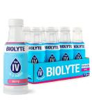 BIOLYTE Electrolyte Drink Berry 12-Pack - IV Liquid for Dehydration & Hydration with B Vitamins - Amino Acid Energy Drinks - Keto-Friendly & Low Sugar - Buy Online on GoSupps.com