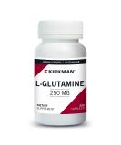L-Glutamine 250 mg - Hypoallergenic Amino Acid Capsules | 250 Vegetarian Capsules | Gluten & Casein Free Supplements - Buy Online on GoSupps.com