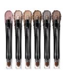 Shop Neutral Eyeshadow Stick Set - 6PCS Metallic & Matte Cream Shades for Stunning Eyes - Buy Online on GoSupps.com
