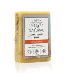 Way Natural Goat Milk Soap with Honey Oatmeal - Moisturizing Nourishing Gentle Body Bar for Women and Men - Handmade Organic Artisan Soap Made in USA - Buy Online on GoSupps.com