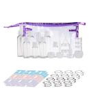 Buy Kare & Kind Travel Set - Refillable 8 Bottle & 9 Glasses Set with Tools | Best for International Shipping - Buy Online on GoSupps.com