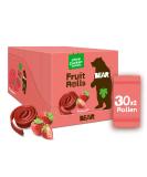 Bear Fruit Roller Strawberry |100% natural ingredientsWithout the addition of sugar |Healthy snack for children & adults |30 bags x 20g |600g - Buy Online on GoSupps.com