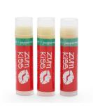 Zum Peppermint Kiss Stick (Pack of 3) with Organic Sunflower Seed Oil, Shea Butter, Essential Oils, and Vitamin E - 0.15 oz - Buy Online on GoSupps.com