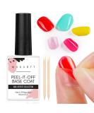 Makartt Peel-Off Base Gel 15ml - Easy Removal UV Gel Base Coat for Gel Nail Polish & Press-On Nails | Ideal for Beginners - Buy Online on GoSupps.com