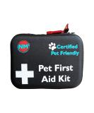 Pet First Aid Kit for Dogs & Cats - 60-Piece Bag with Guide Book | Travel Friendly & Certified Pet Safe - Buy Online on GoSupps.com