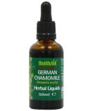HealthAid Chamomile (Chamomilla recutita) 50ml Liquid - Soothing Herbal Supplement - Buy Online on GoSupps.com