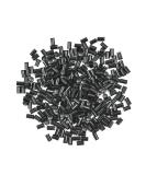 500 Pcs 3.4mm Micro Link Copper Tubes Beads Locks for I-Tip Hair Extensions (Black) - Buy Online on GoSupps.com