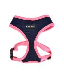 Puppia Soft Harness II - Comfortable Adjustable Dog Harness for Small & Medium Dogs | Navy Blue M - Buy Online on GoSupps.com