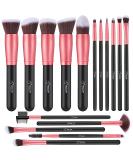 Bestope Pro 16-Piece Makeup Brush Set - Premium Synthetic Brushes for Foundation, Concealers, Eye Shadows, and Eyeliner (RoseGold) - Buy Online on GoSupps.com