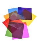 Outus 104 Pieces Cello Sheets Cellophane Wraps for Gel Light Filter DIY Arts Crafts Decoration Plastic Sheet (Multicolor,7.5 x 7.5 Inch) Multicolor 7.5x7.5 Inch (Pack of 104) - Buy Online on GoSupps.com