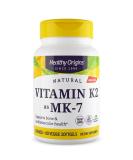 Healthy Origins Vitamin K2 MK-7 Supplement 100 mcg - 60 Count for Bone & Heart Health - Buy Online on GoSupps.com