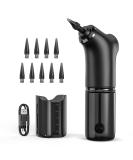 Electric Ear Wax Removal Kit - Safe & Effective Cleaner with 4 Pressure Settings - for Adults & Kids (Black) - Buy Online on GoSupps.com