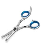 Laazar Pro Dog Grooming Scissors, Straight Pet Grooming Shears, with Safety Round Tip, Ball Point for Easy and Safe use. | Premium Sharp Long Lasting Professional Hair Trimming Scissors 4.5 Inches - Buy Online on GoSupps.com