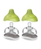 Kiinde Twist Active-Latch Nipples for Breast Milk Discourages Lazy Latching Seamless Transition Between Bottle and Breast Helps Relieve Colic - Slow Flow (2 Pack) One Size (Pack of 2) - Buy Online on GoSupps.com
