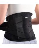 YAHA Back Brace for Lower Back Pain - Ergonomic Lumbar Support Belt for Men & Women | Breathable Heavy Lifting & Sciatica Relief | Size L (Waist 39-45 - Buy Online on GoSupps.com