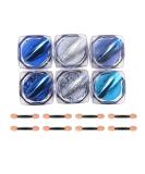 6 Boxes Chrome Nail Powder Aurora Magic Mirror Effect Holographic Glitter Sequins for DIY Nail Art - Blue - Buy Online on GoSupps.com