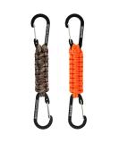Braveshine Carabiner Paracord Keychain - Durable Hook & Band for Kids Men & Women - Camouflage & Orange Options - Buy Online on GoSupps.com