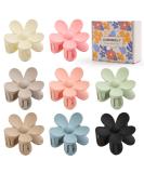 8PCS Flower Claw Clips for Thick Hair - Matte Non Slip Hair Clips for Women & Girls - Strong Hold Large Hair Clip - Aesthetic Hair Accessories - Buy Online on GoSupps.com