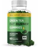 Green Tea Fat Burner Gummies for Weight Loss | Supplement to Burn Stubborn Belly Fat | Appetite Suppressant for Weight Loss for Women & Men (1 Pack) by Nobi Nutrition - Buy Online on GoSupps.com