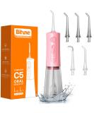 Water Flosser for Teeth Cordless Bitvae Water Flossers 3 Modes & 5 Intensities Oral Irrigator with 6 Jet Tips Dental Flosser Water Jet Waterproof Available in Shower USB Rechargeable Pink Millennial Pink - Buy Online on GoSupps.com