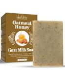 Cactus Honey & Oats Goat's Milk Soap Bar 4 oz - Natural Bar Soap for Itchy Skin, Eczema, Psoriasis, Rash, Sunburn Skincare - Calming Oatmeal Face Cleanser & Body Wash for Women, Men, Kids - Buy Online on GoSupps.com