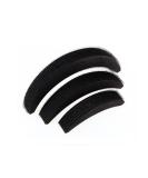 3 Moon-Shaped Foam Hair Cushions - Volume Boosting Hair Accessories for Women & Girls | Black - Buy Online on GoSupps.com
