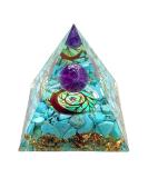Ycyinycheng Moonstone Crystal Orgone Pyramid - Flower of Life Reiki Chakra Energy Tower - Buy Online on GoSupps.com